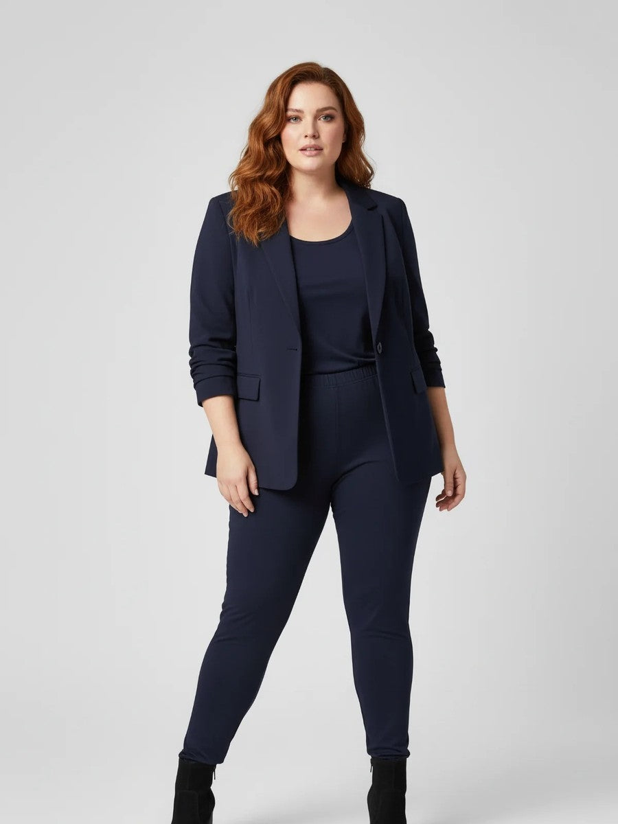 Shape of You büyük beden 1091964 lacivert pantolon