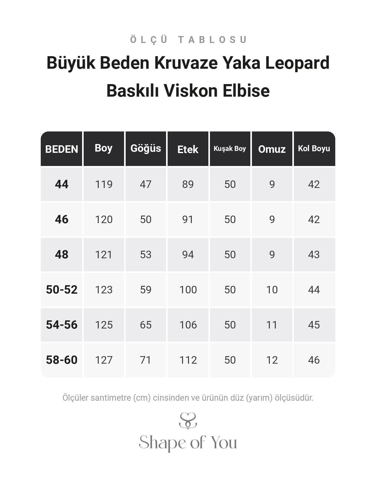 Büyük Beden Kruvaze Yaka Leopard Baskılı Viskon Elbise